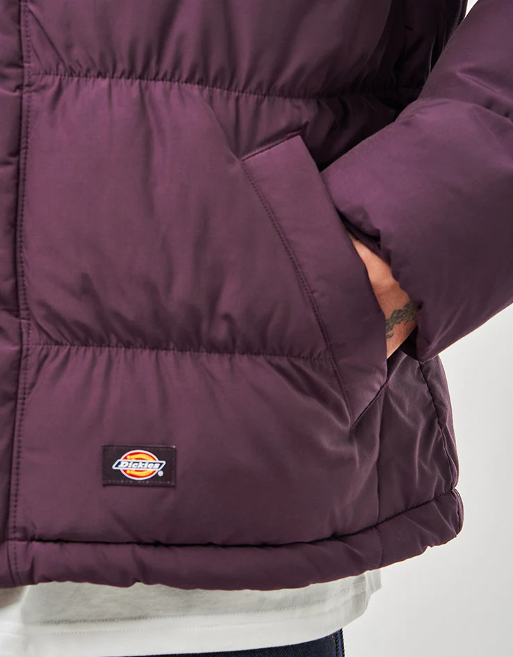 Dickies Scobey Puffer Jacket - Plum Perfect - Image 5