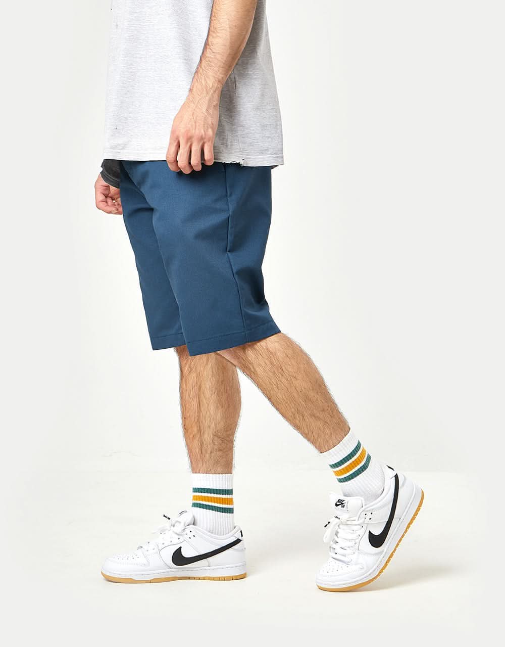 Dickies Slim Flex Work Shorts - Air Force Blue - Image 2