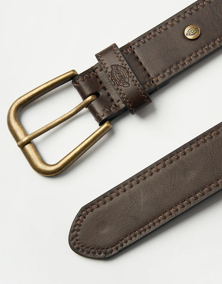 Dickies Studded Belt - Dark Brown - Image 2