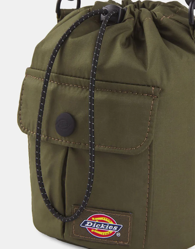 Dickies Unionville Pouch Cross Body Bag - Military Green - Image 4