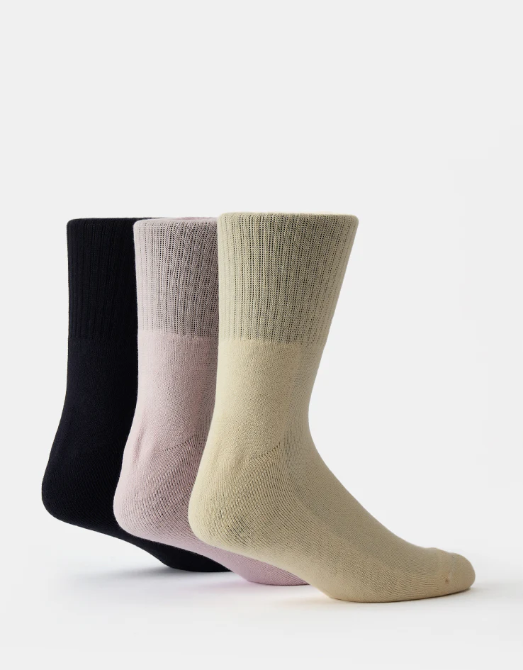 Dickies Valley Grove 3-Pack Socks - Wood Ash - Image 3