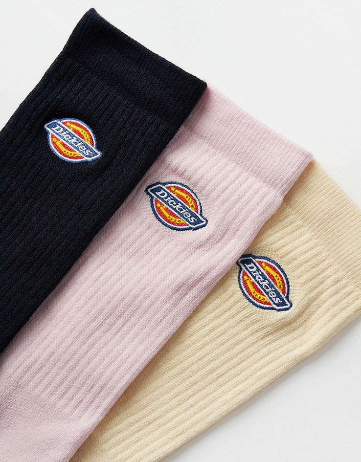 Dickies Valley Grove 3-Pack Socks - Wood Ash - Image 4