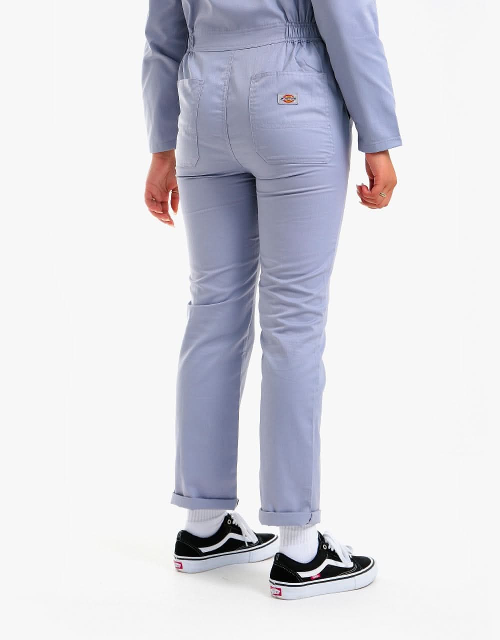 Dickies Womens Haughton L/S Overalls - Lilac Gray - Image 9