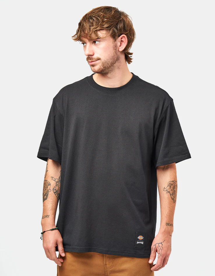 Dickies x Thrasher Graphic T-Shirt - Black - Image 2