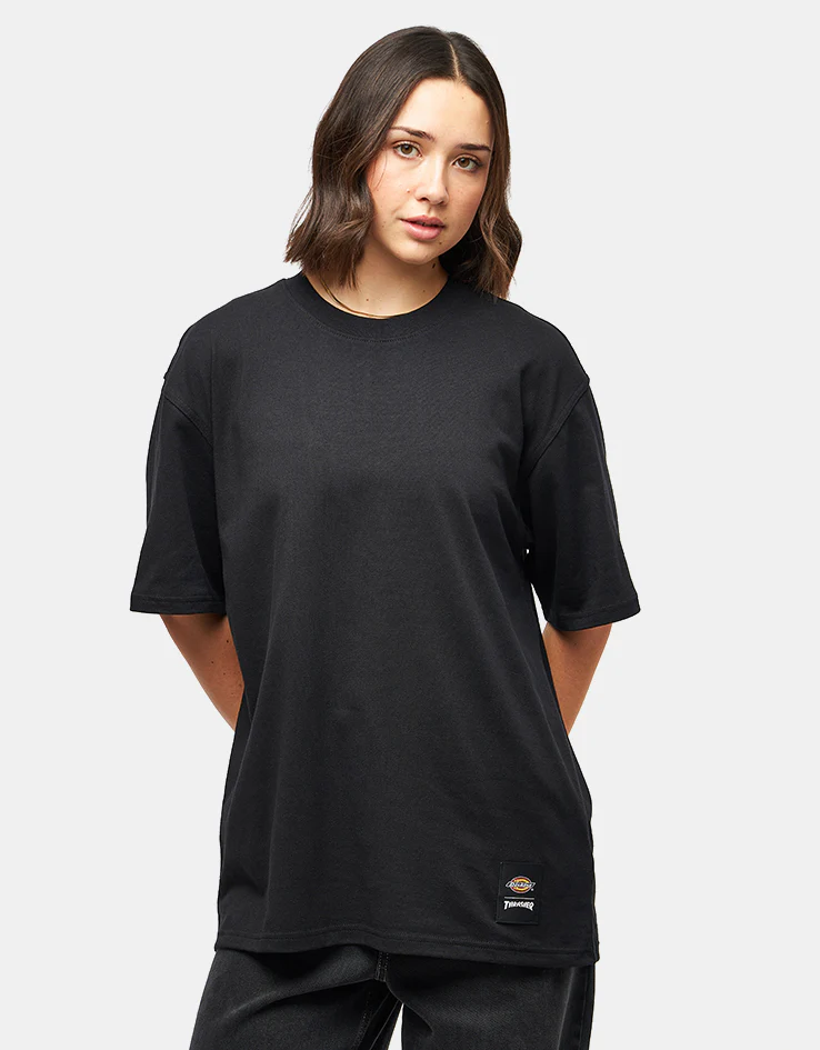 Dickies x Thrasher Graphic T-Shirt - Black - Image 6