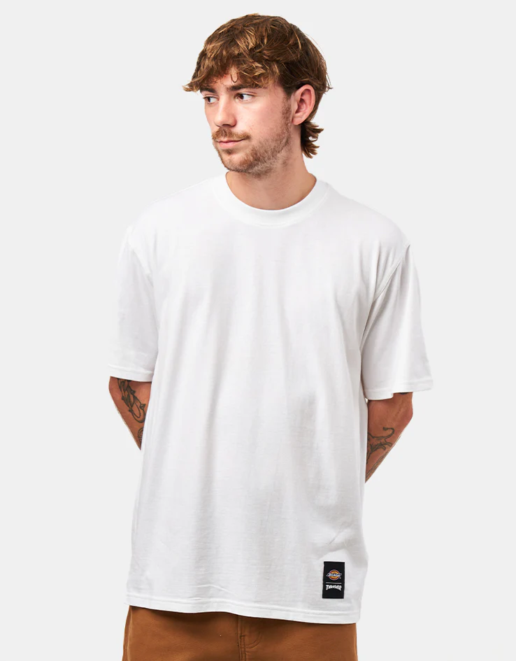 Dickies x Thrasher Graphic T-Shirt - White - Image 2