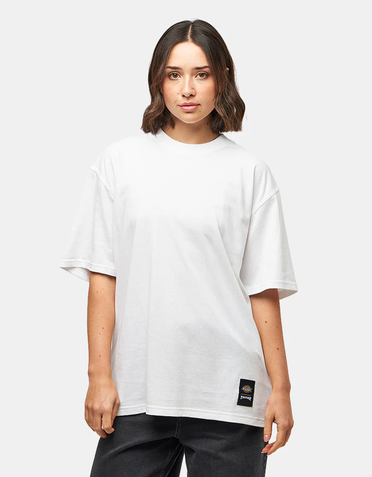 Dickies x Thrasher Graphic T-Shirt - White - Image 5