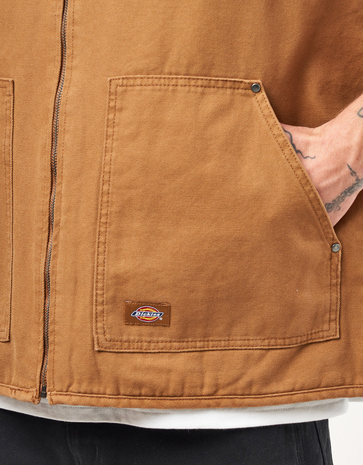 Dickies x Thrasher Vest - Brown Duck - Image 6