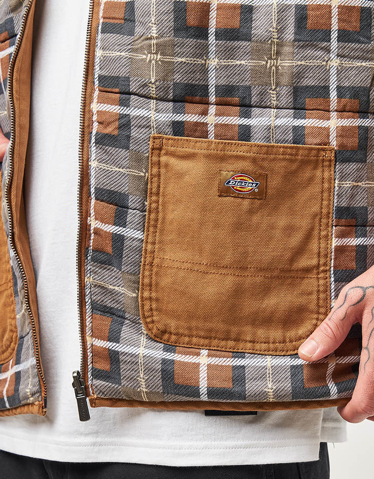 Dickies x Thrasher Vest - Brown Duck - Image 8