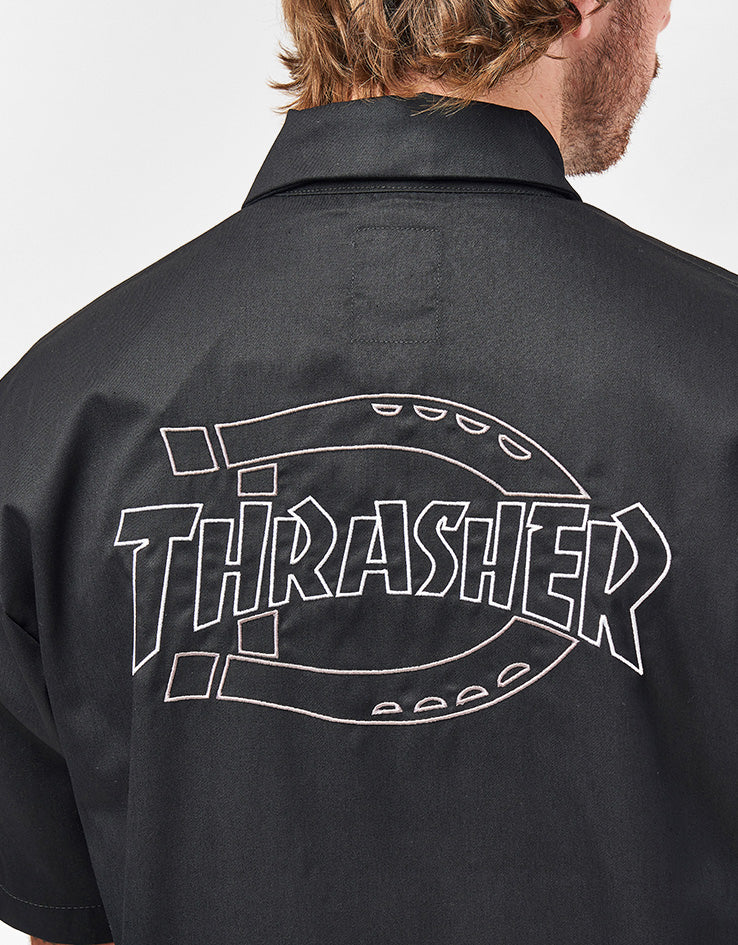 Dickies x Thrasher Work Shirt - Black - Image 4