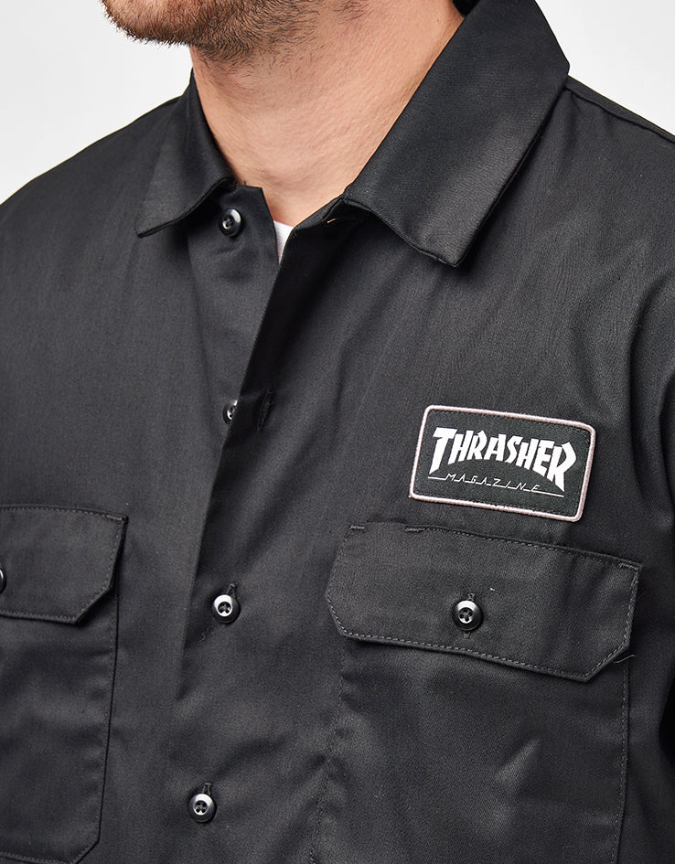 Dickies x Thrasher Work Shirt - Black - Image 5