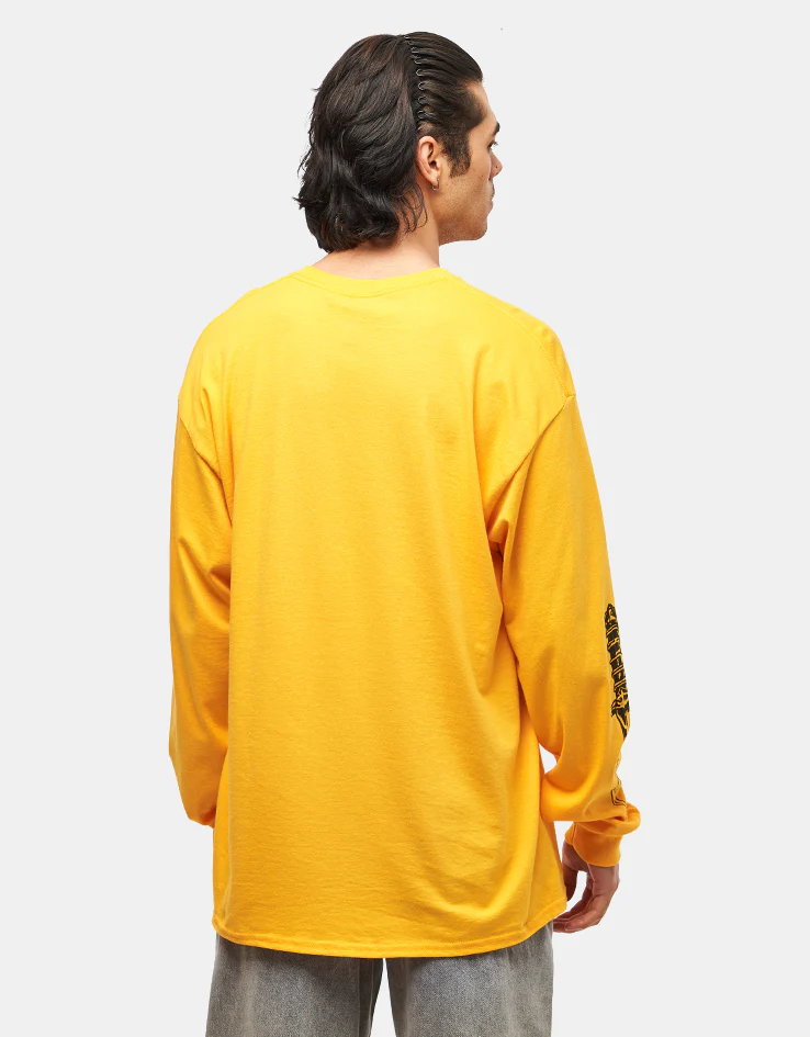 Dungeon Dragon Lies L/S T-Shirt - Gold Yellow - Image 2