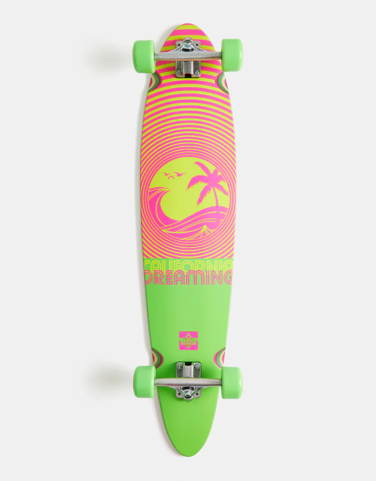 Dusters California Dreaming Pintail Longboard - 40" x 9"