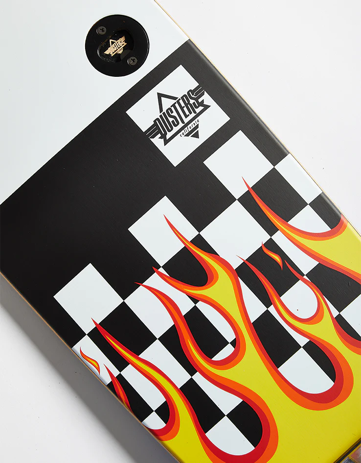 Dusters Flames Cruiser Skateboard - 7.9" x 31" - Image 2