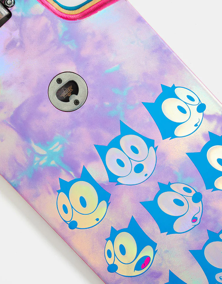 Dusters x Felix The Cat Chrome Drop Through Longboard - 36" x 9.125" - Image 3