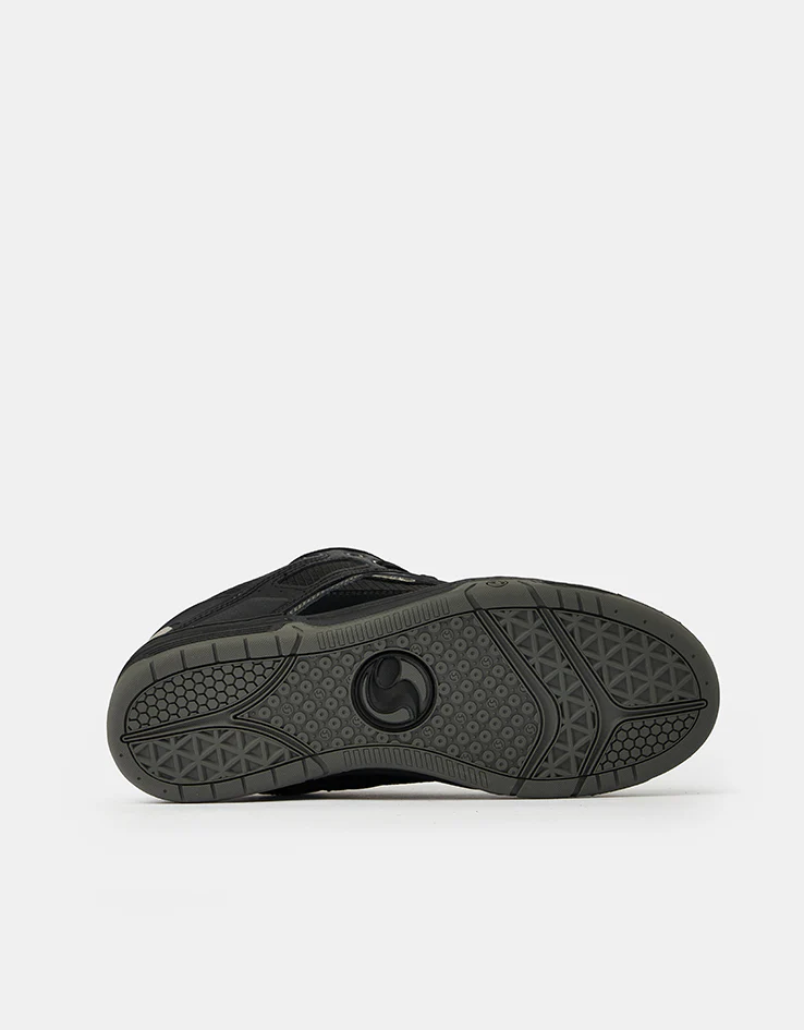 DVS Comanche Skate Shoes - Charcoal/Black/White Leather - Image 6