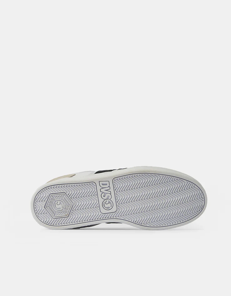 DVS Milan ST Skate Shoes - White/Black/Green Suede - Image 7