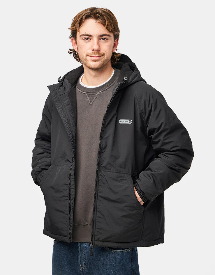 Element Alder 2.0 Polar Fleece Jacket - Flint Black - Image 3