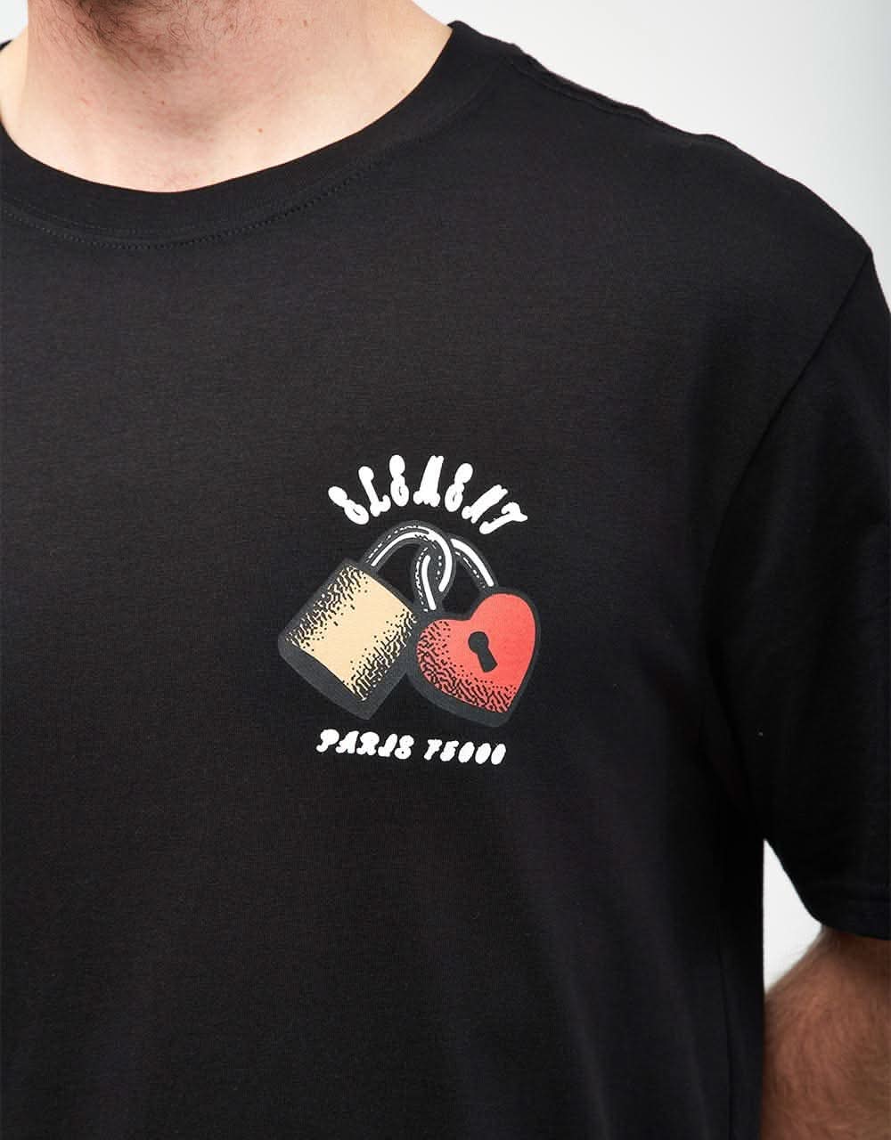 Element Lovers Lock T-Shirt - Flint Black - Image 3