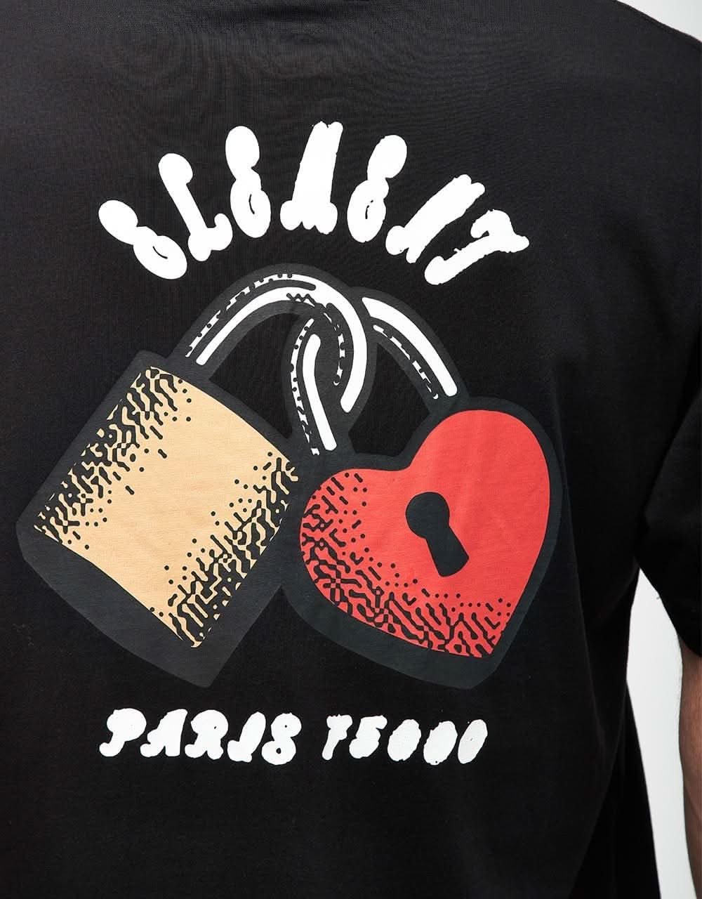 Element Lovers Lock T-Shirt - Flint Black - Image 5