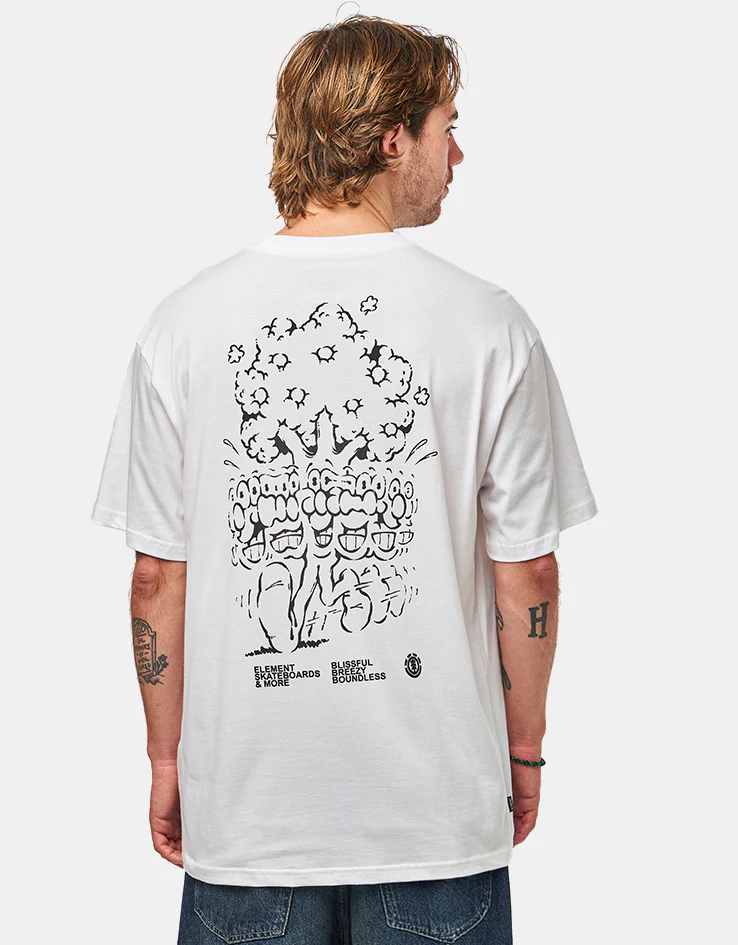 Element Motion Tree T-Shirt - Optic White