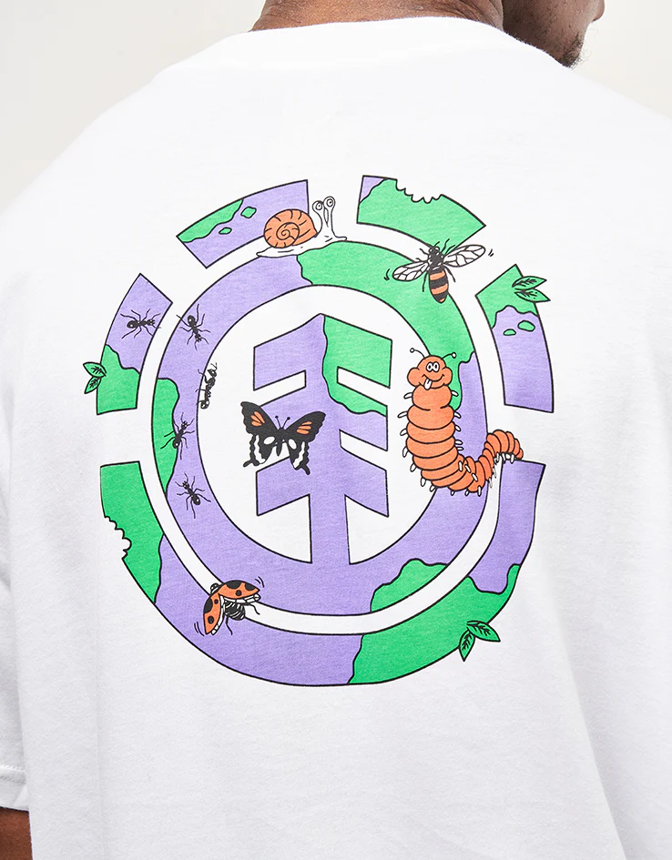 Element New World T-Shirt - Optic White - Image 3