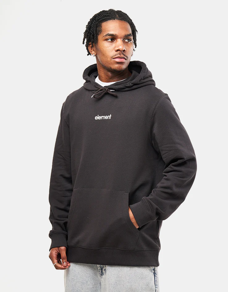 Element Simple Logo Pullover Hoodie - Off Black - Image 2