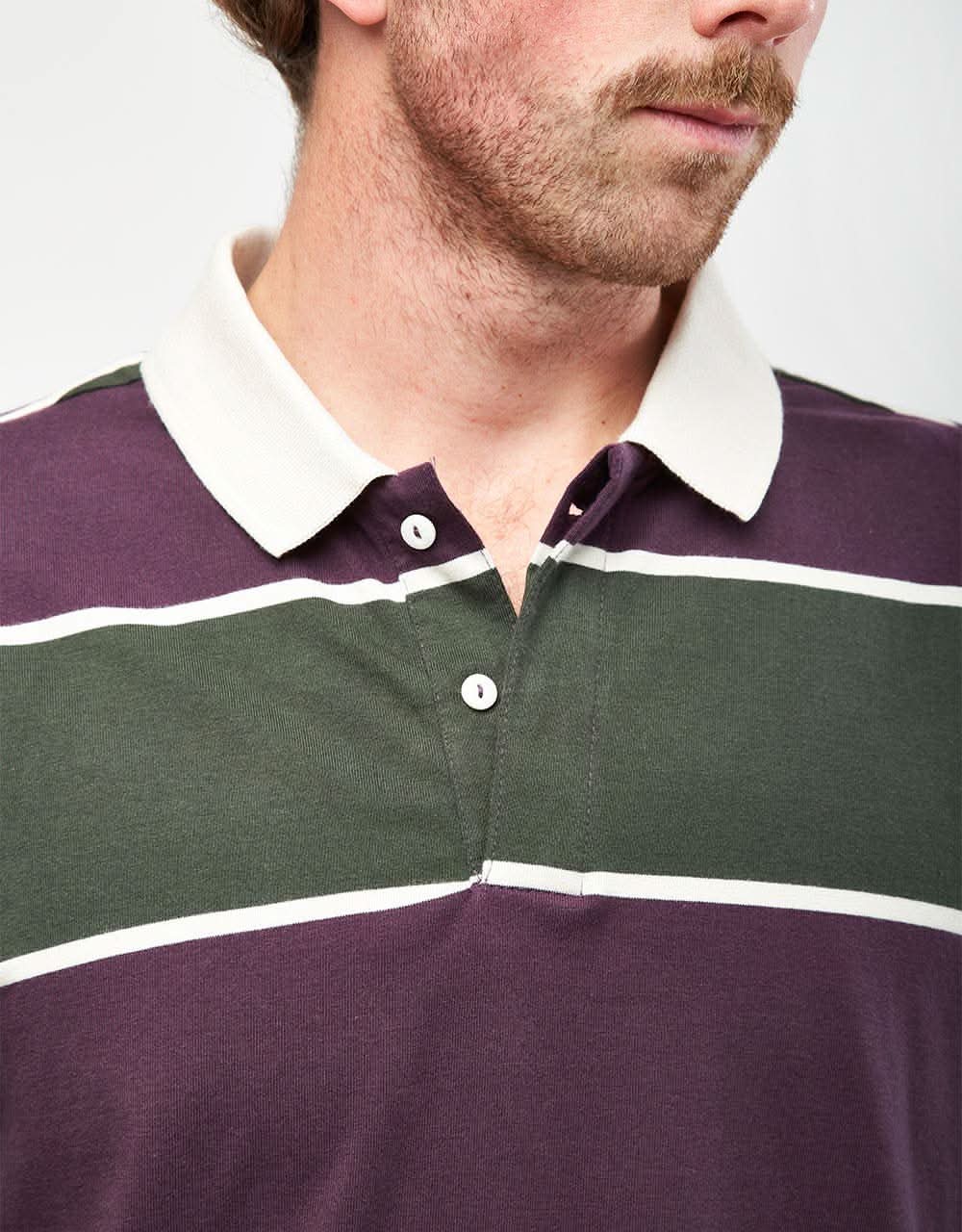Element Splengler L/S Polo Shirt - Plum Perfect - Image 3