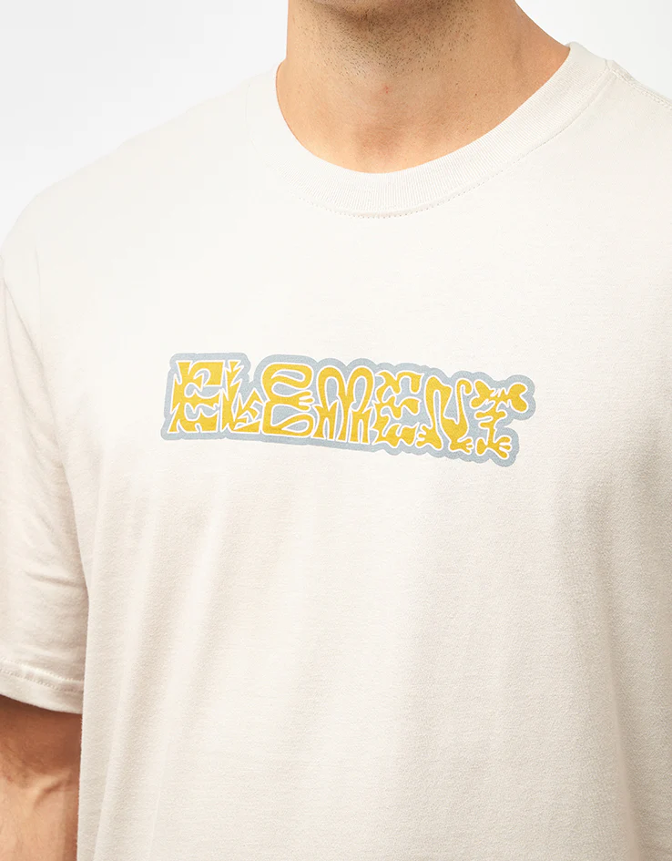 Element Surreal Icon T-Shirt - Oat Milk - Image 4