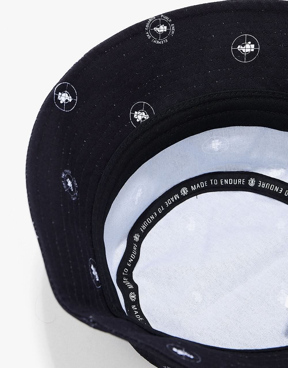 Element x Public Enemy Eager Bucket Hat - Black - Image 3