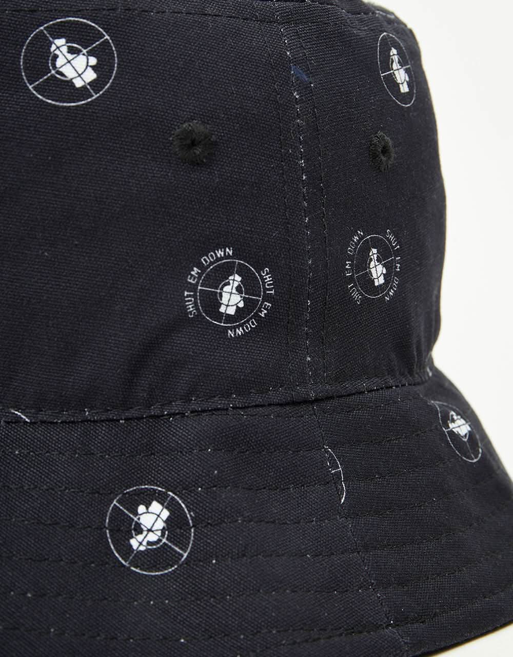 Element x Public Enemy Eager Bucket Hat - Black - Image 4