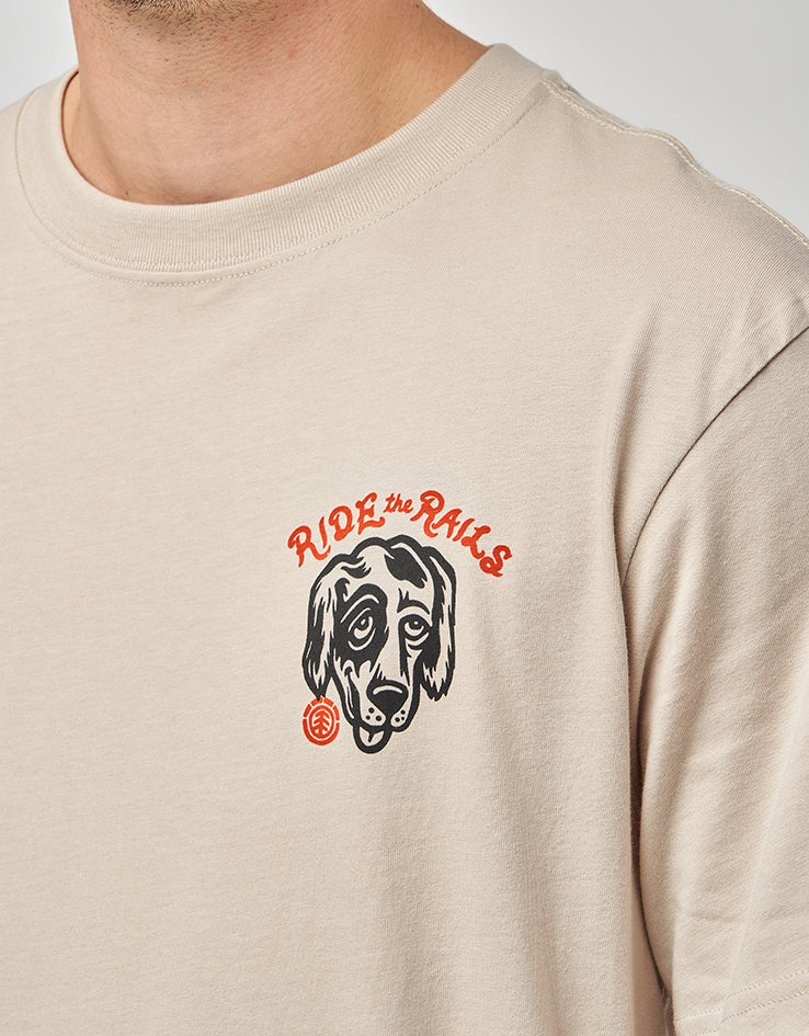Element x Timber Hobos T-Shirt - Oat Milk - Image 4