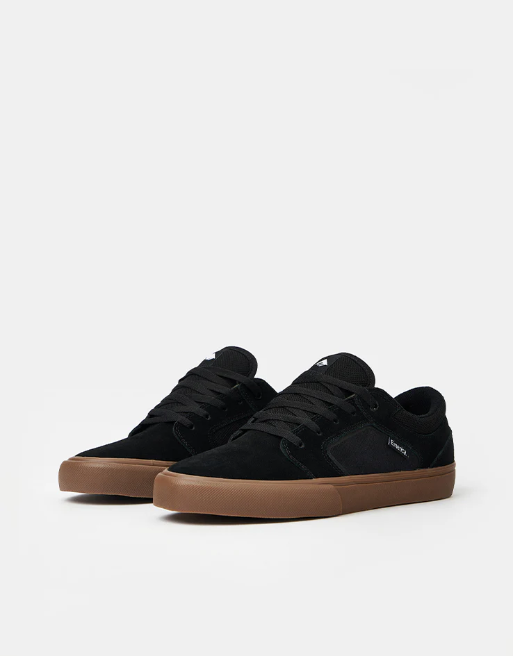 Emerica Cadence Skate Shoes - Black/Gum - Image 2