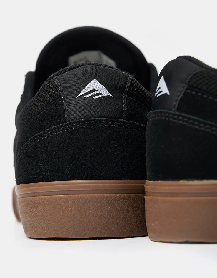 Emerica Cadence Skate Shoes - Black/Gum - Image 6