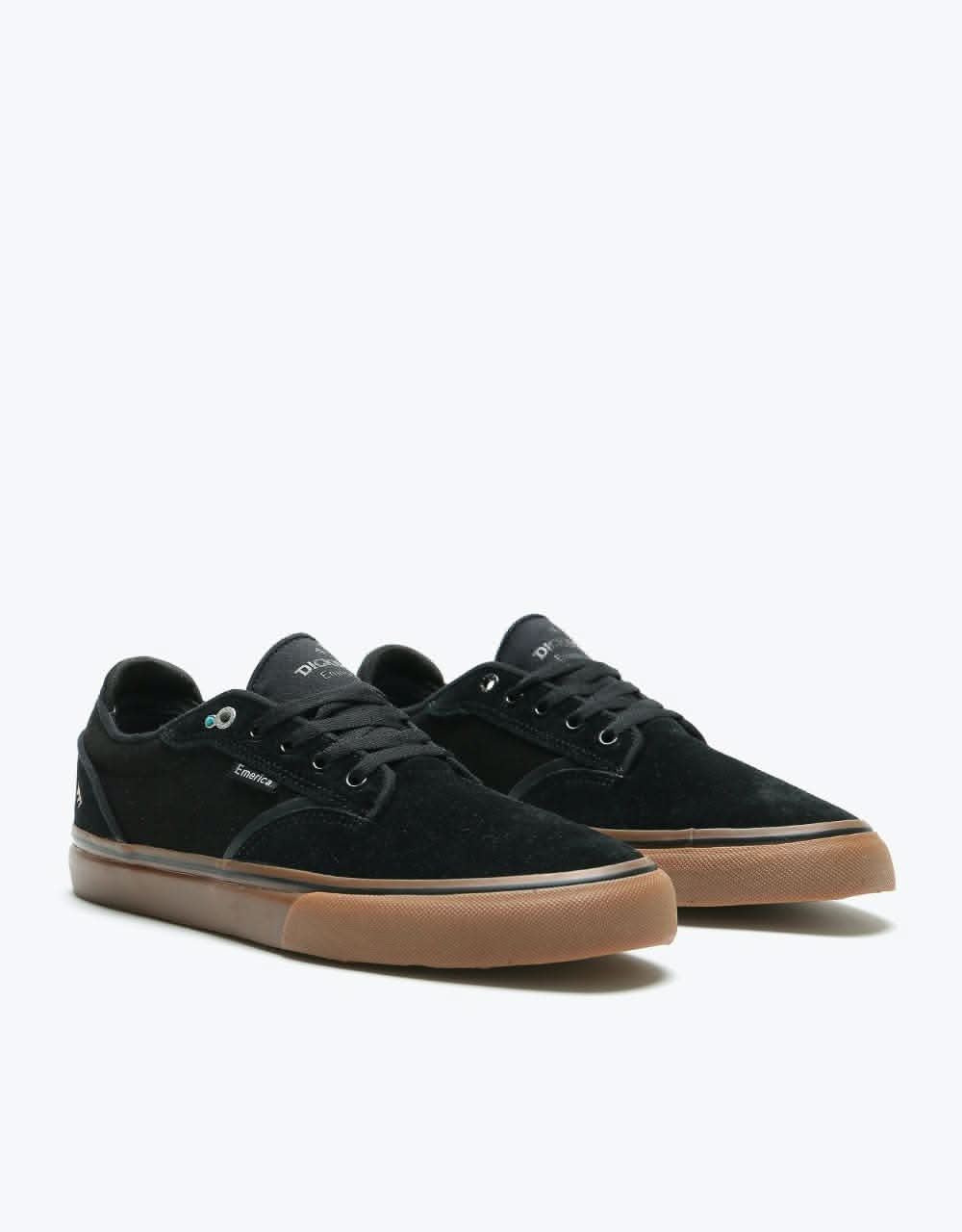 Emerica Dickson Skate Shoes - Black/Gum - Image 2