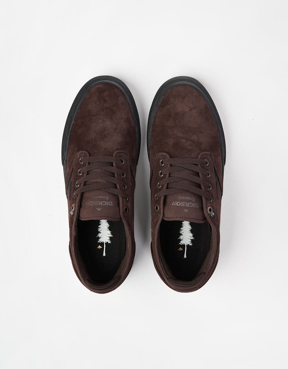 Emerica Dickson Skate Shoes - Chocolate - Image 7
