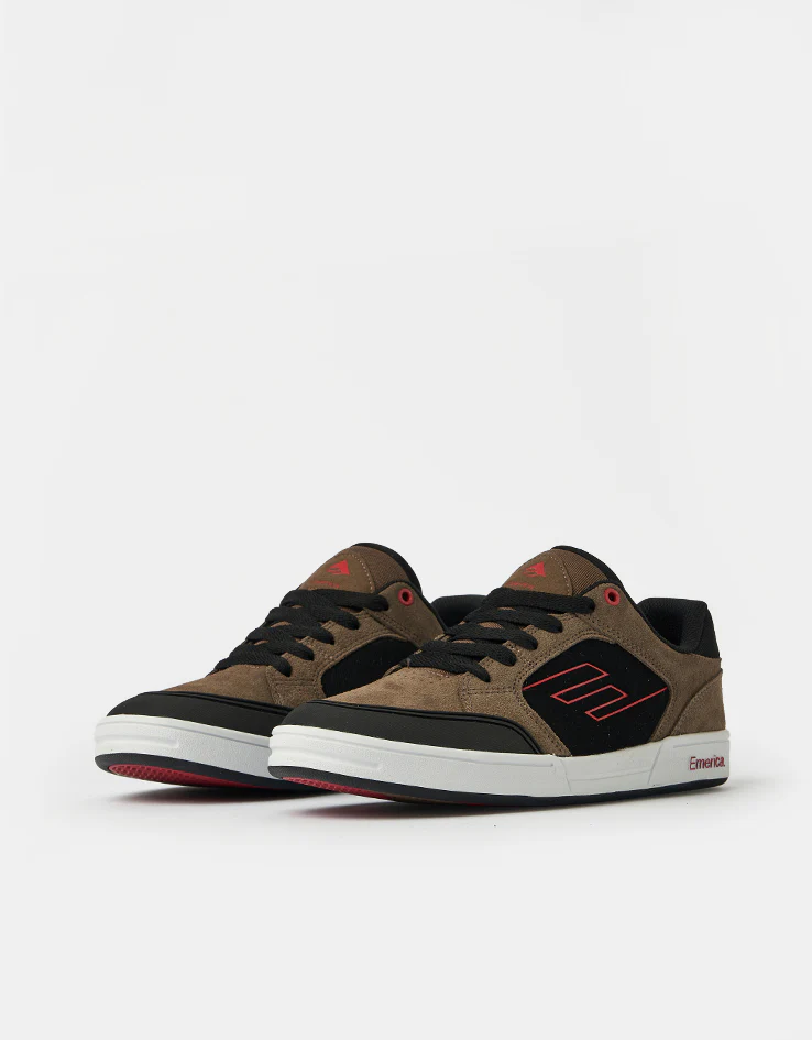 Emerica Heritic Skate Shoes - Brown/Black - Image 3