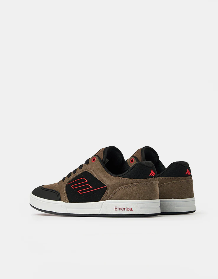 Emerica Heritic Skate Shoes - Brown/Black - Image 4
