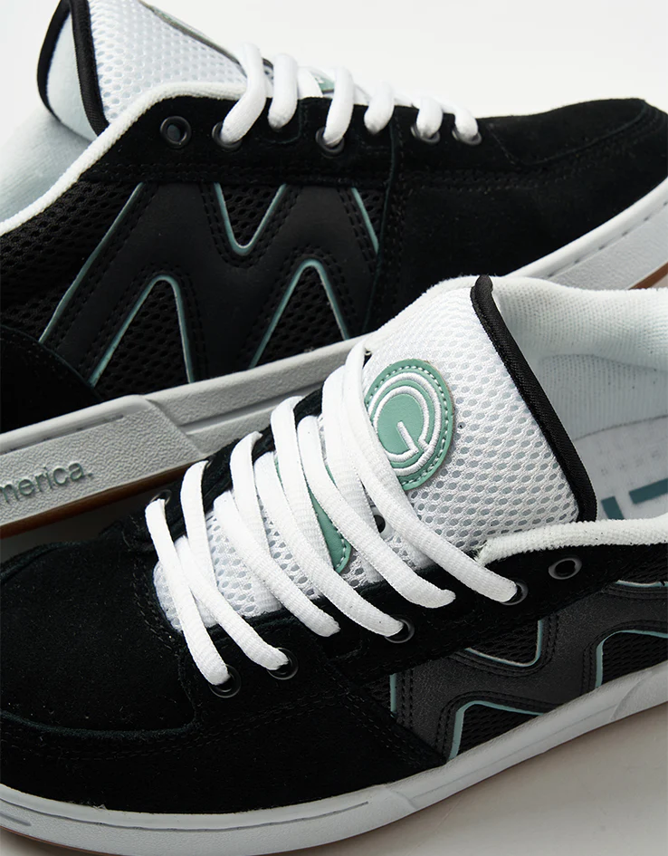 Emerica OG-1 Skate Shoes - Black/White/Green - Image 7