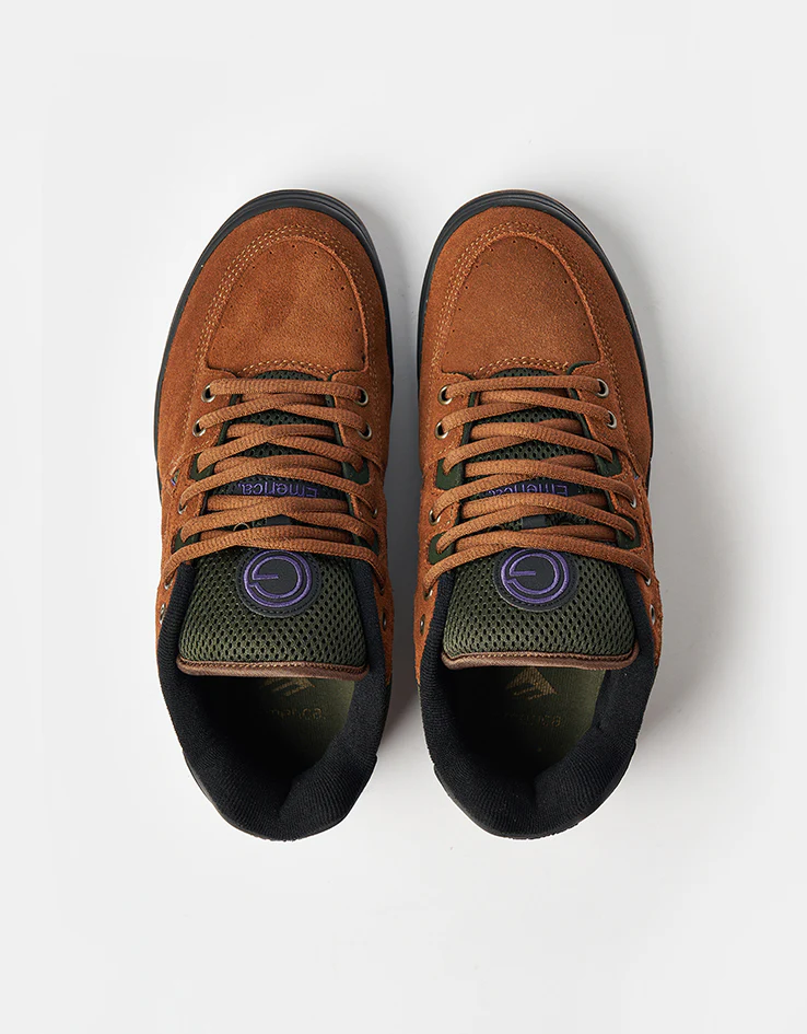 Emerica OG-1 Skate Shoes - Brown/Green - Image 2