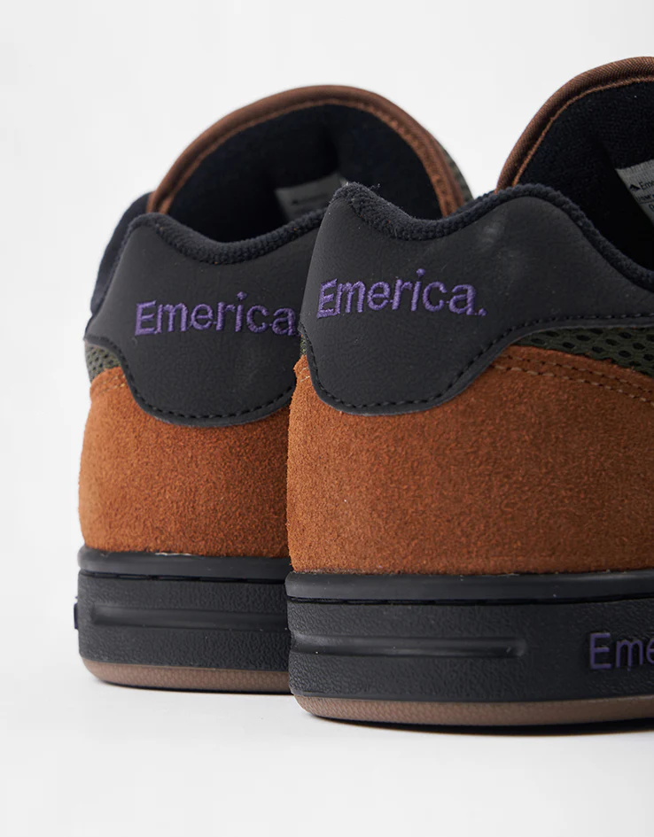 Emerica OG-1 Skate Shoes - Brown/Green - Image 5