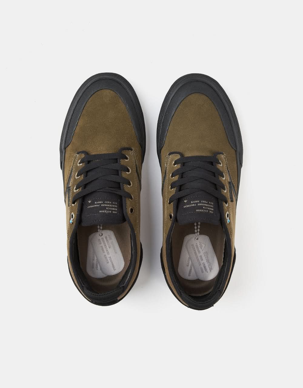 Emerica x Six Feet Above Dickson Skate Shoes - OD Black - Image 6