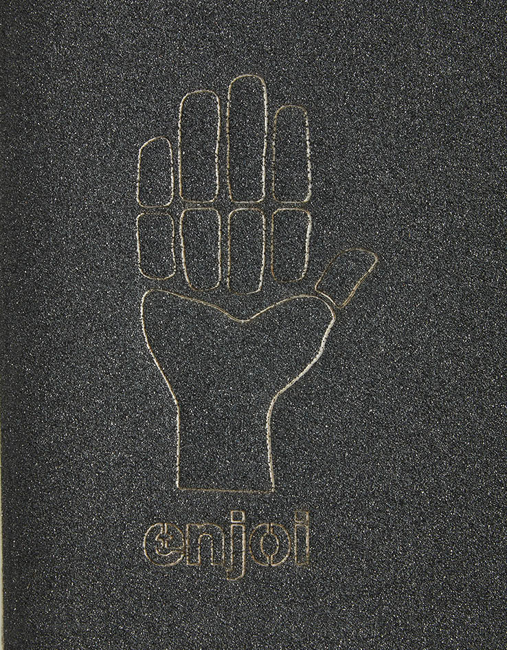 Enjoi Hand Sign Die Cut 9" Grip Tape Sheet - Image 2