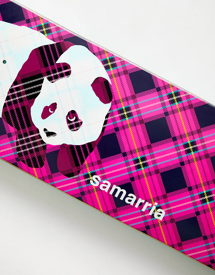 Enjoi Samarria Plaid Panda Super Sap R7 Skateboard Deck - 8" - Image 3