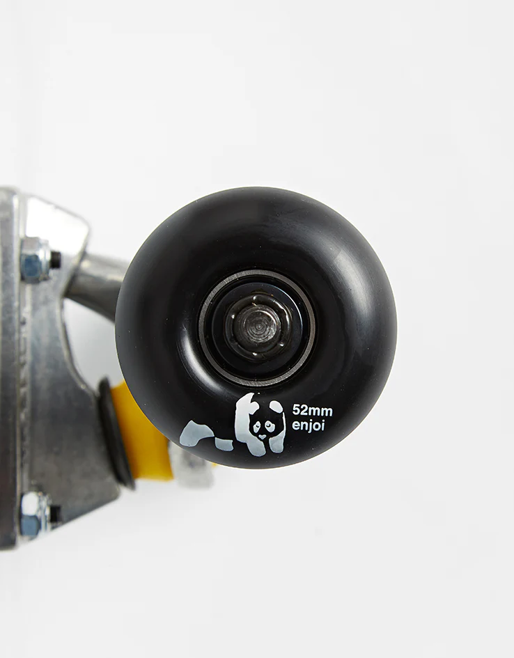 Enjoi Whitey Panda Complete Skateboard - White/Black-Black Wheels - Image 5