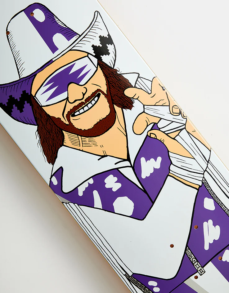 Enjoi x WWE Deedz Body Slam R7 Skateboard Deck - 8.25" - Image 4