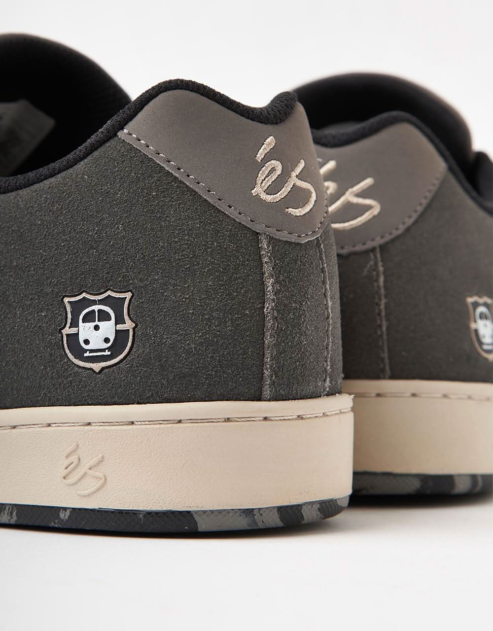 éS Accel Slim Skate Shoes - Grey/Black - Image 5
