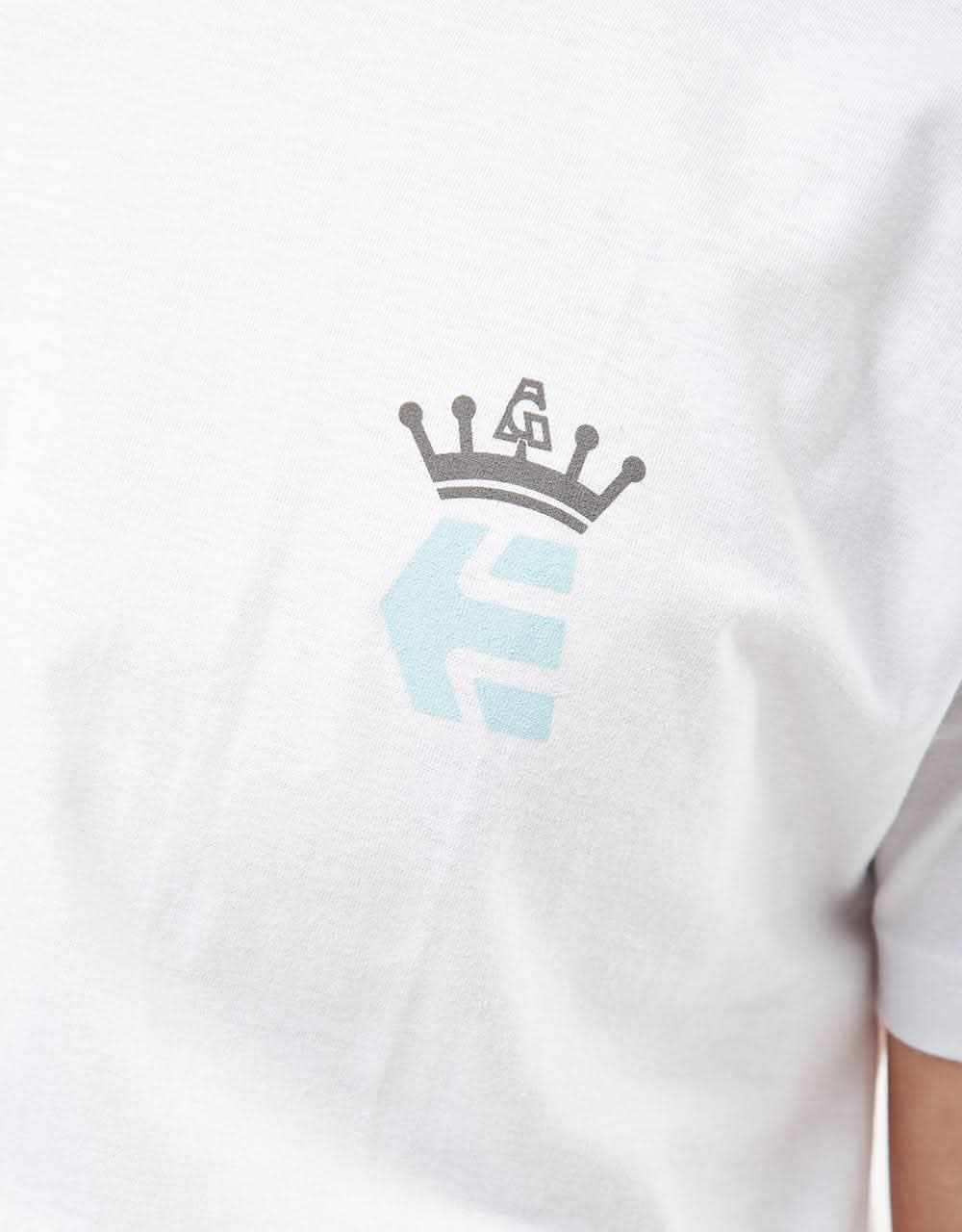 Etnies AG T-Shirt - White/Powder - Image 5