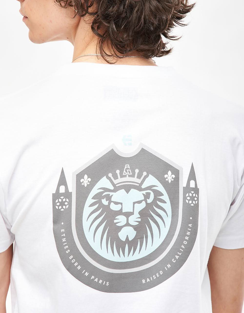 Etnies AG T-Shirt - White/Powder - Image 6