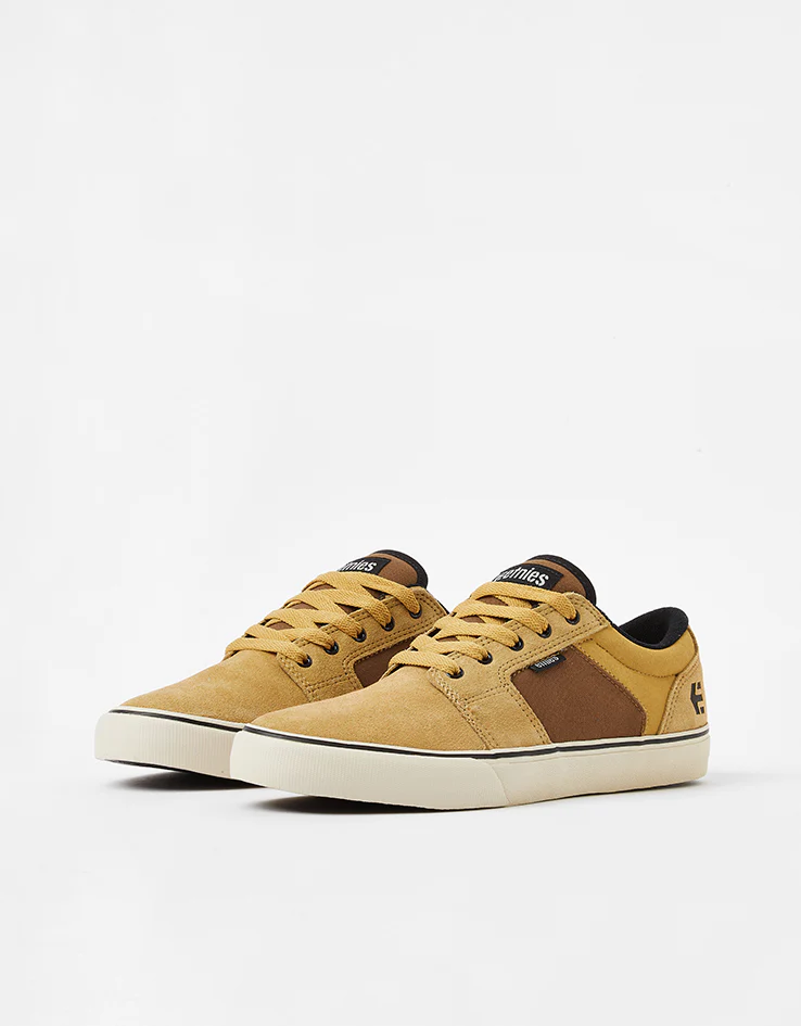 etnies Barge LS Skate Shoes - Tan/Brown/Orange - Image 3